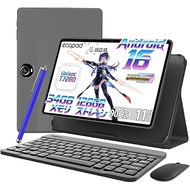 タブレット 本体 新品 Android16 グレー 11インチ 動画視聴用 楽天市場】【限定クーポンで13,999円！】タブレット Android16 11